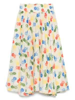 【関税込み】BODE Skirts Soft Prairie Skirt in Pewter Green | 7115 by Szeki | Covet +
