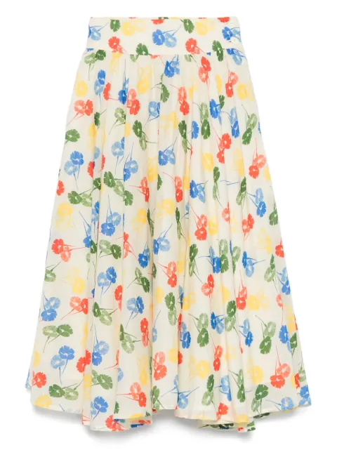 BODE vestido midi con estampado floral
