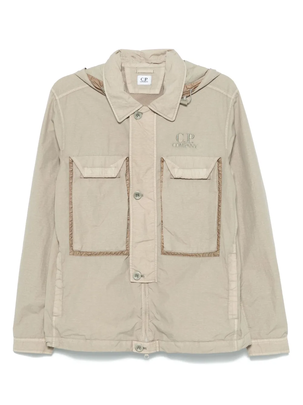 C.P. Company Goggles-detail jacket | Green | Image 1