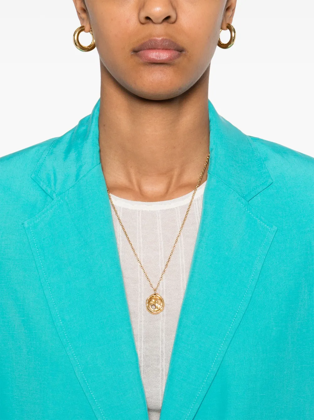 LIU JO Blazer met enkele rij knopen Blauw