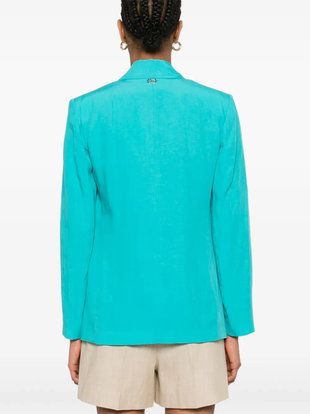 LIU JO Blazer met enkele rij knopen Blauw
