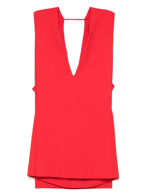 Sportmax vestido corto con cinturón