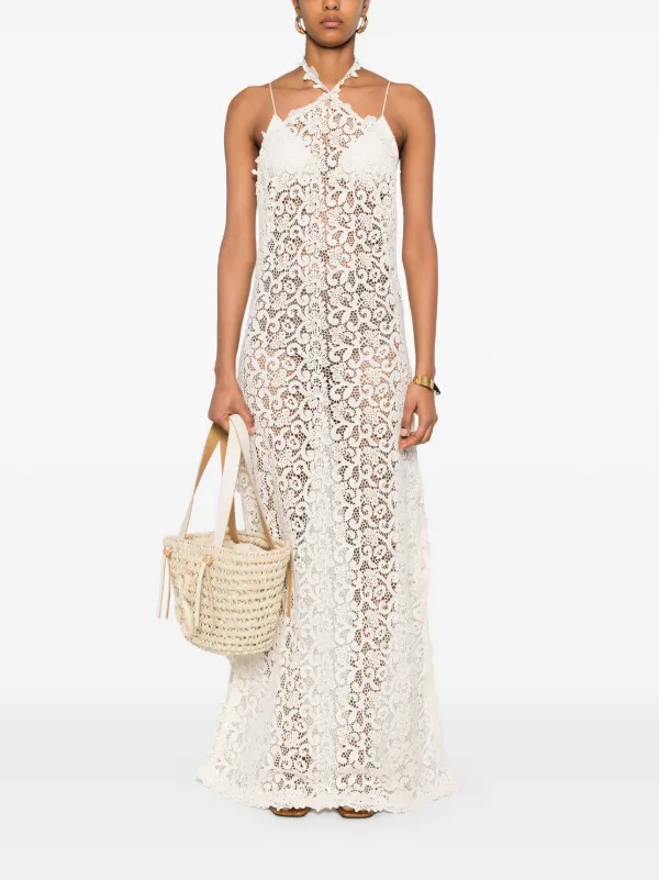 Ermanno Scervino Lace Maxi Dress | White | FARFETCH