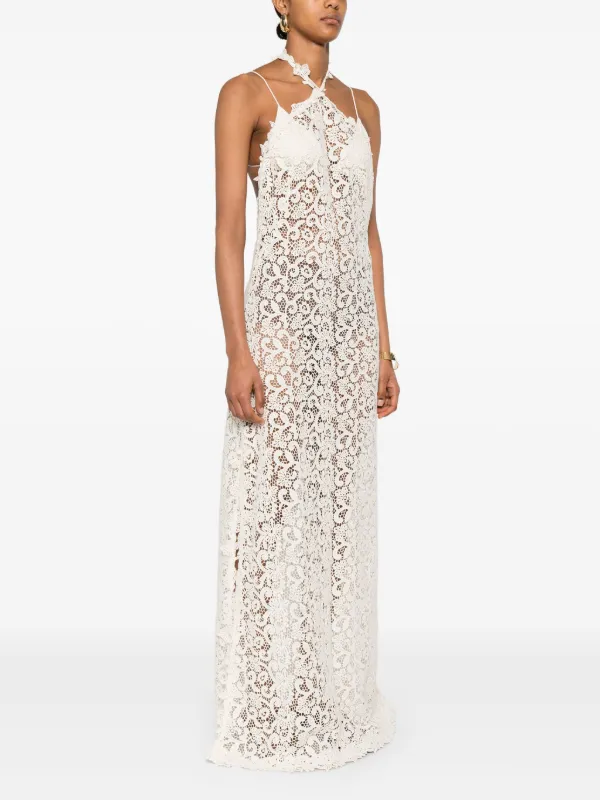 Ermanno Scervino Lace Maxi Dress | White | FARFETCH