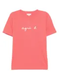 agnès b. printed T-shirt - Pink