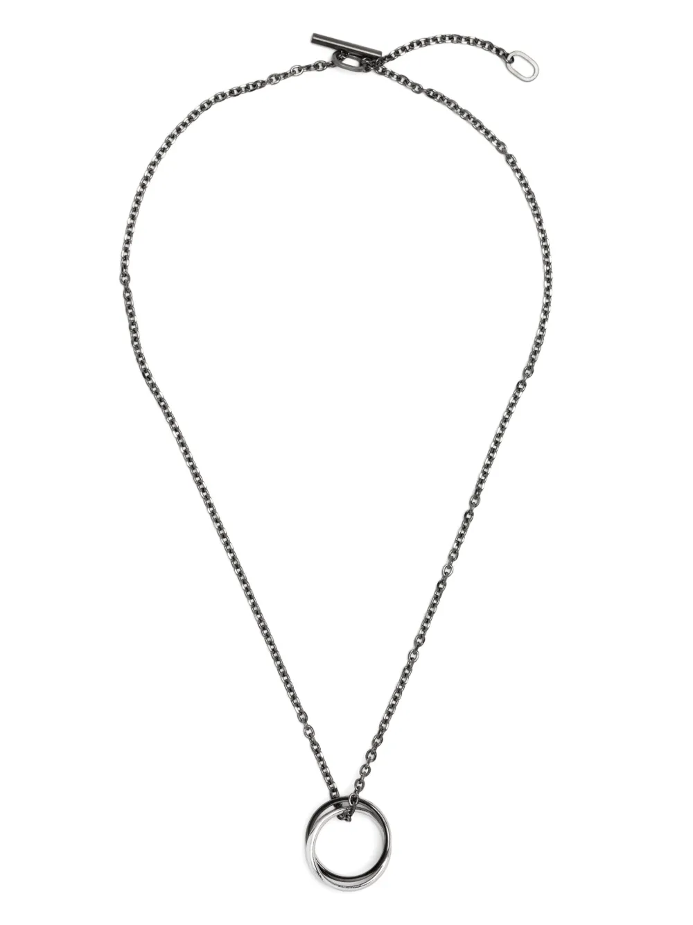agnès b.  collar con dije del logo | negro | Image 1