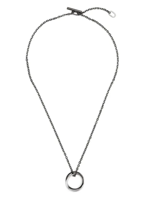 agnès b.  collar con dije del logo