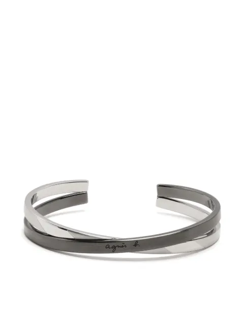 agnès b.  pulsera con logo