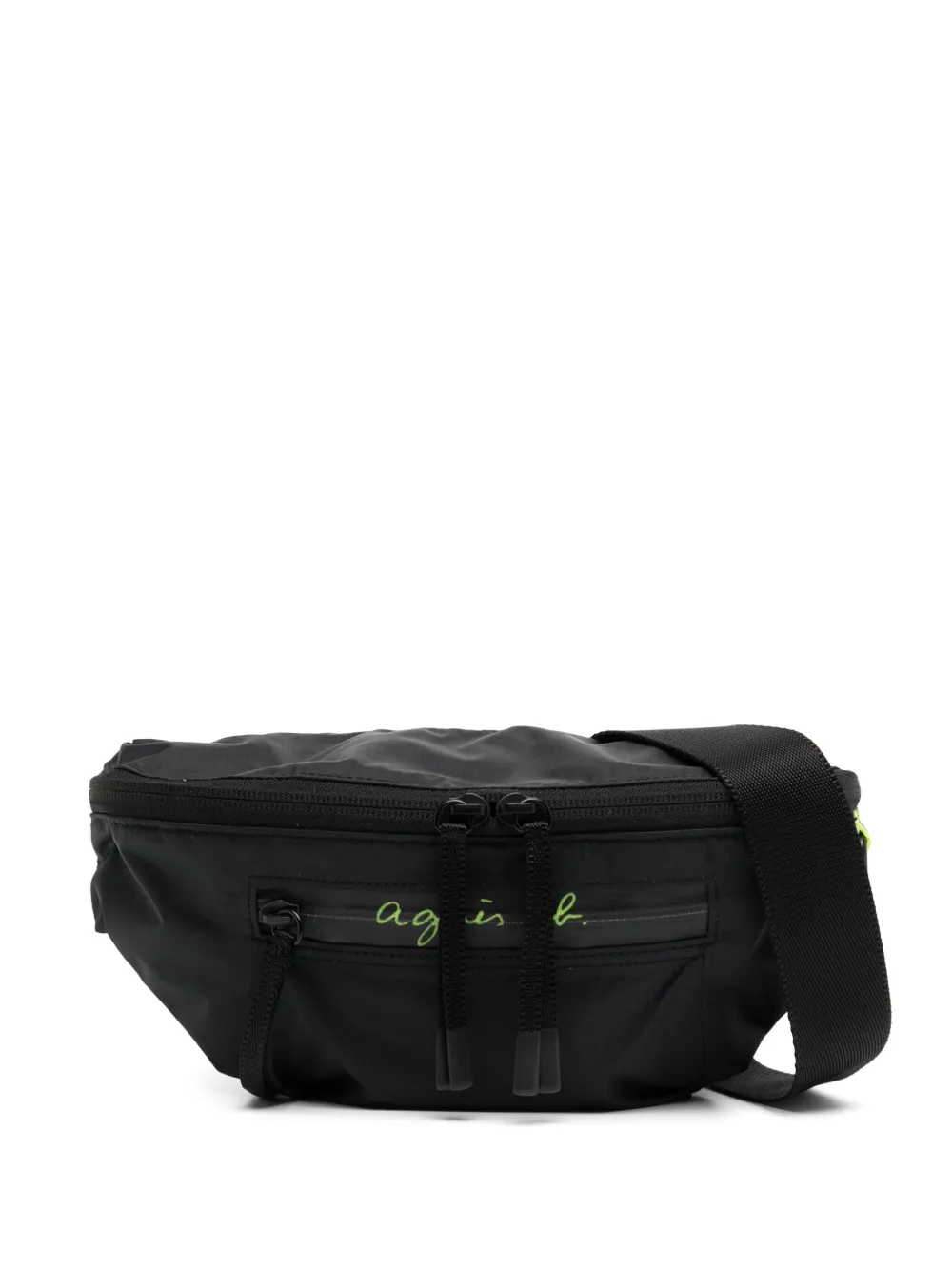 agnès b.  logo-print belt bag | Black | Image 1