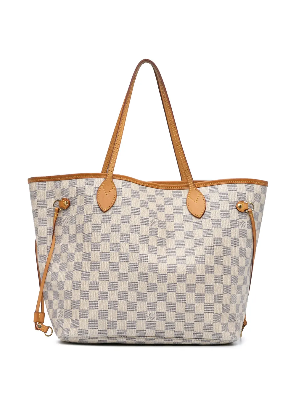 Louis Vuitton Pre-Owned 2014 Damier Azur Neverfull MM tote bag | White | Image 1