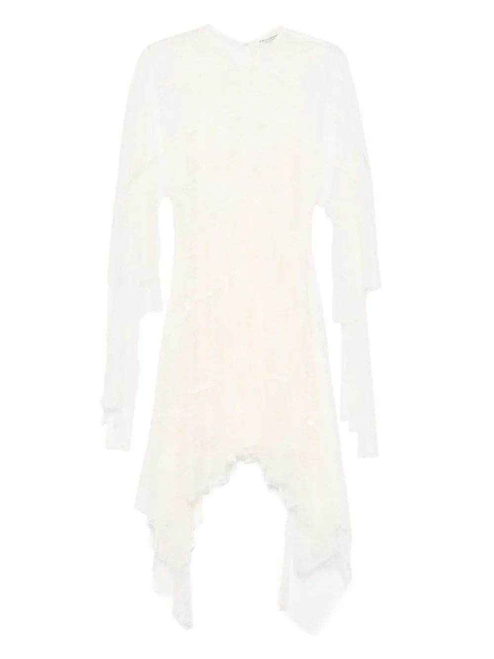 Philosophy Di Lorenzo Serafini lace mini dress Beige