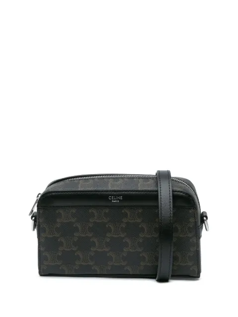 Céline Pre-Owned bolsa crossbody Mini Triomphe Coated Canvas Camera Bag 2023