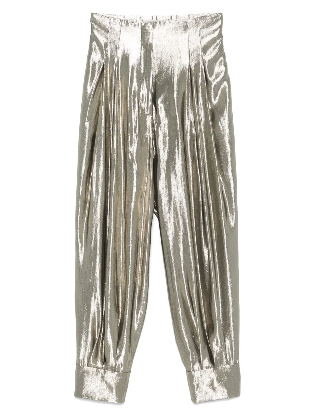 Philosophy Di Lorenzo Serafini lamé trousers Goud