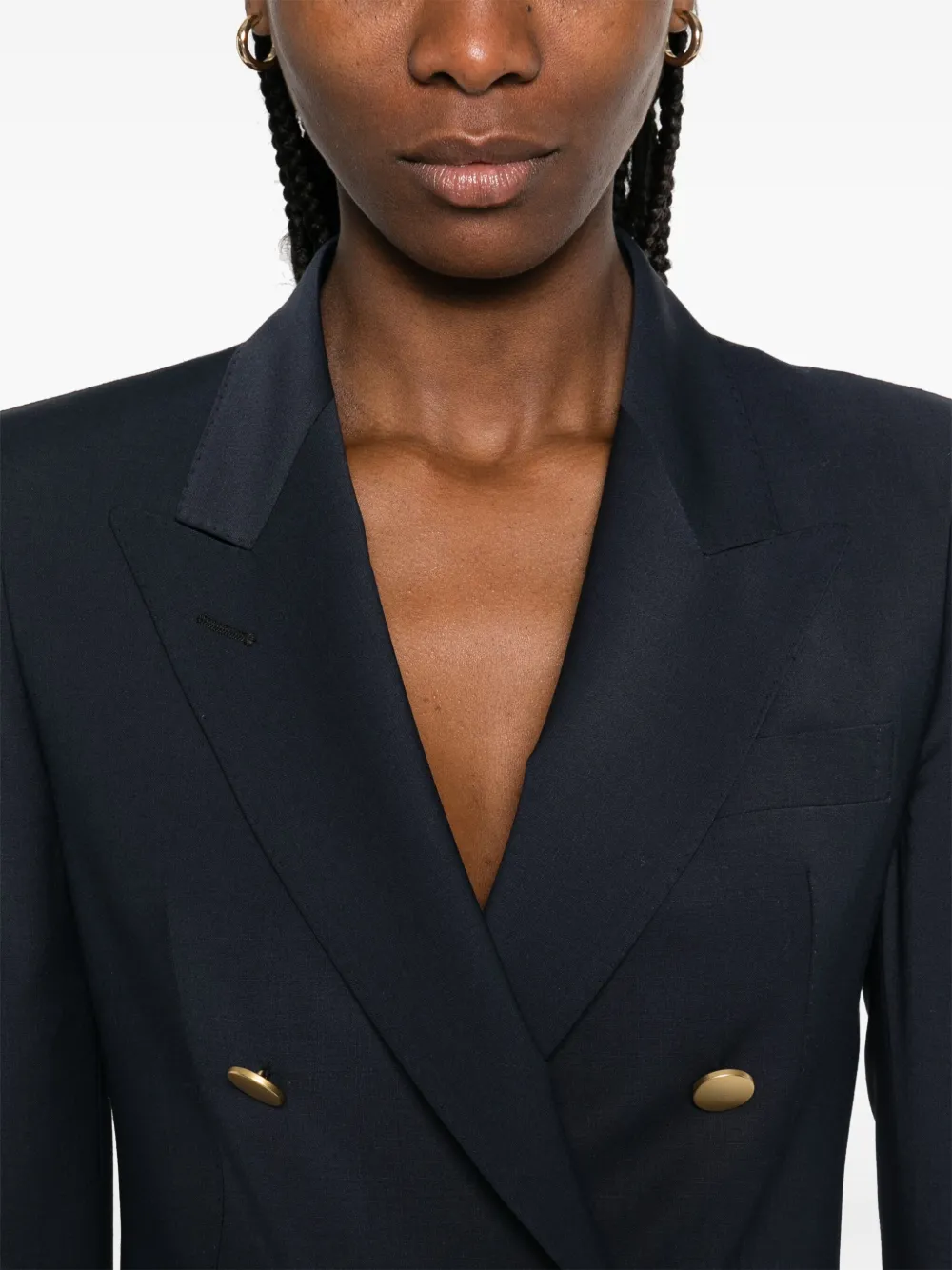 Shop Tagliatore Parigi Blazer In Blue
