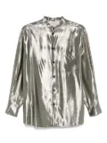 Philosophy Di Lorenzo Serafini lamé shirt - Gold