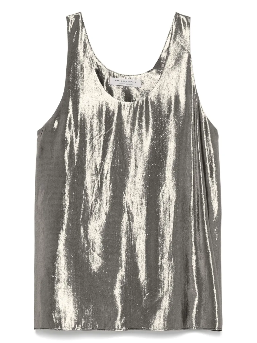 Philosophy Di Lorenzo Serafini lamé tank top Goud