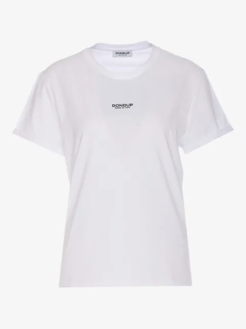 DONDUP T-Shirt mit Logo-Verzierung