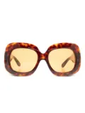 VALENTINO GARAVANI EYEWEAR VLogo Signature sunglasses - Brown