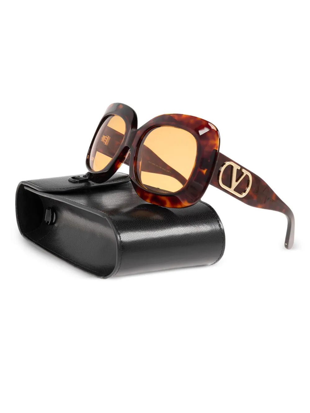 VALENTINO GARAVANI EYEWEAR VLogo Signature zonnebril Bruin