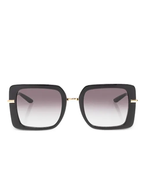 Lunettes de soleil à logo gravé - Dolce & Gabbana Eyewear - Modalova