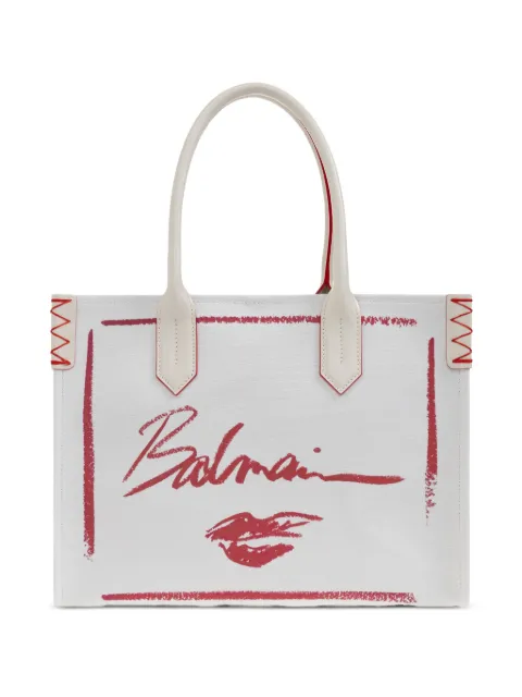 Balmain Bolsa tote com logo