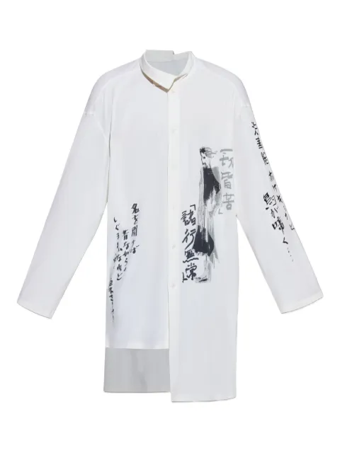 Yohji Yamamoto printed shirt