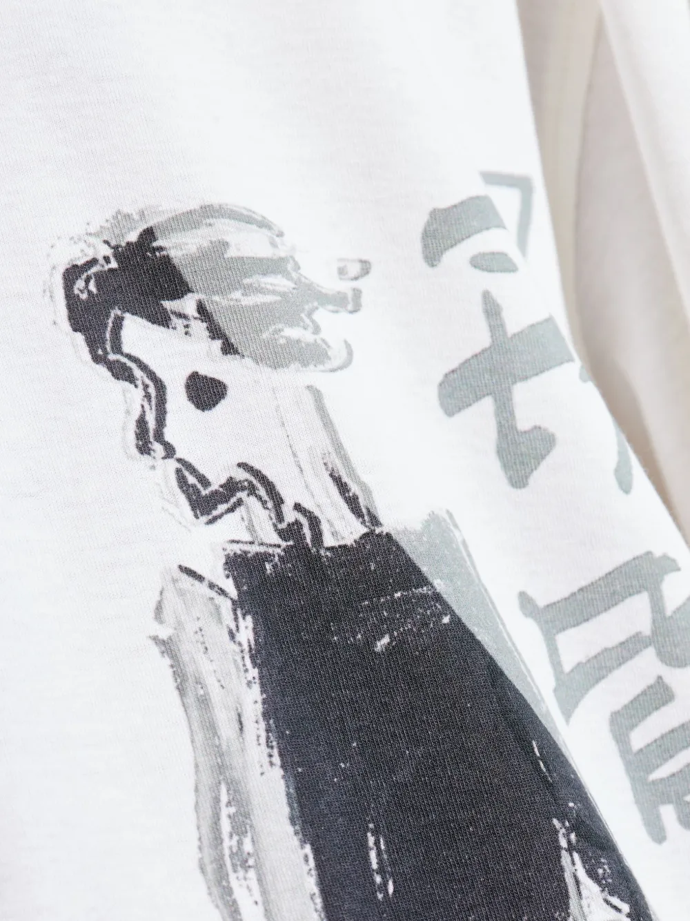 Yohji Yamamoto Overhemd met print Wit