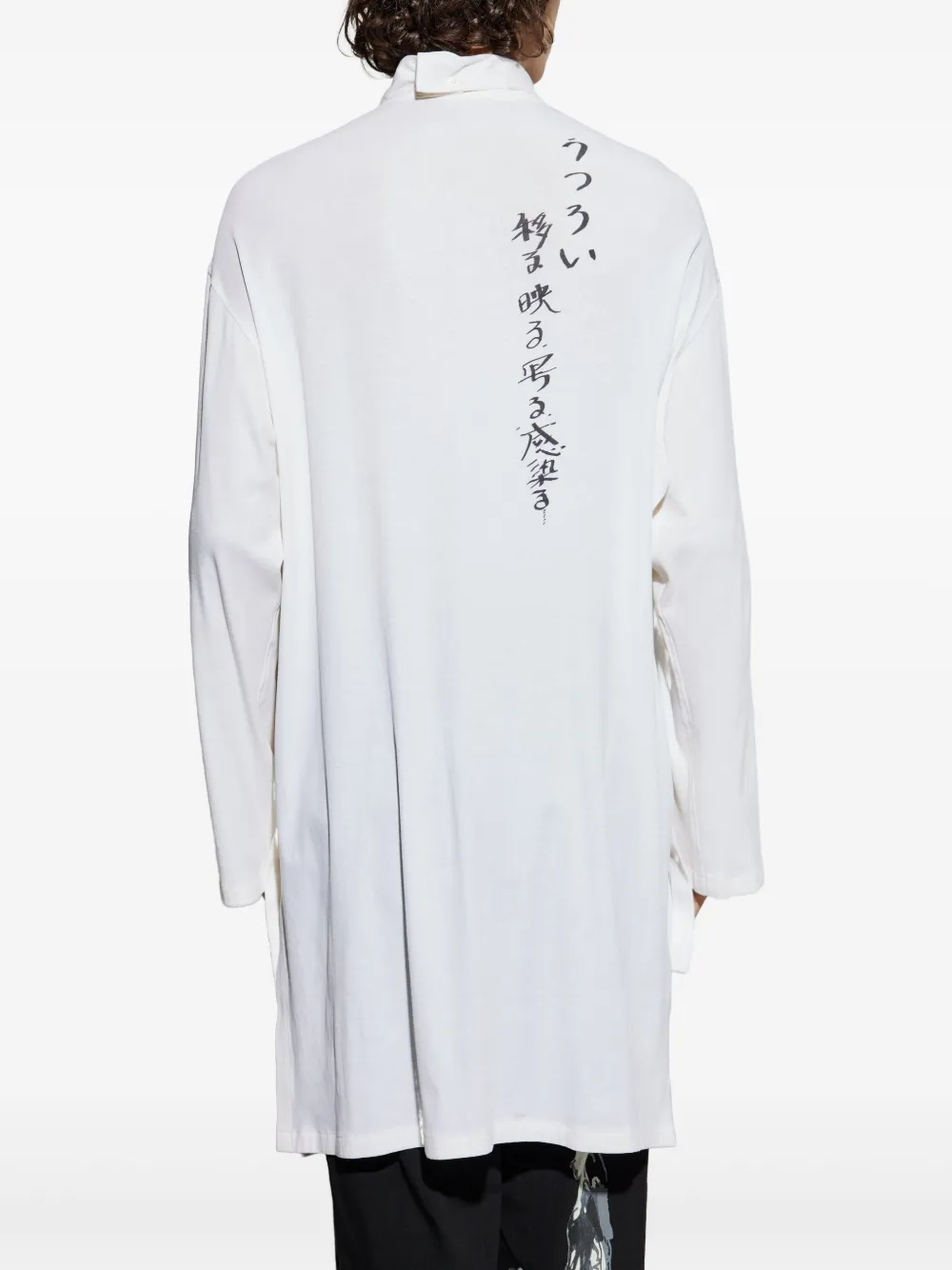 Yohji Yamamoto Overhemd met print Wit