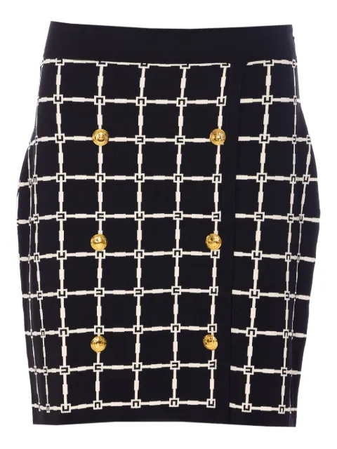 Elisabetta Franchi falda corta con botones