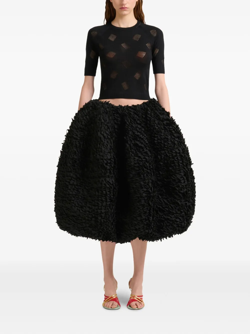 Marni short-sleeve textured top | T-Shirts & Jersey Shirts | Image 2