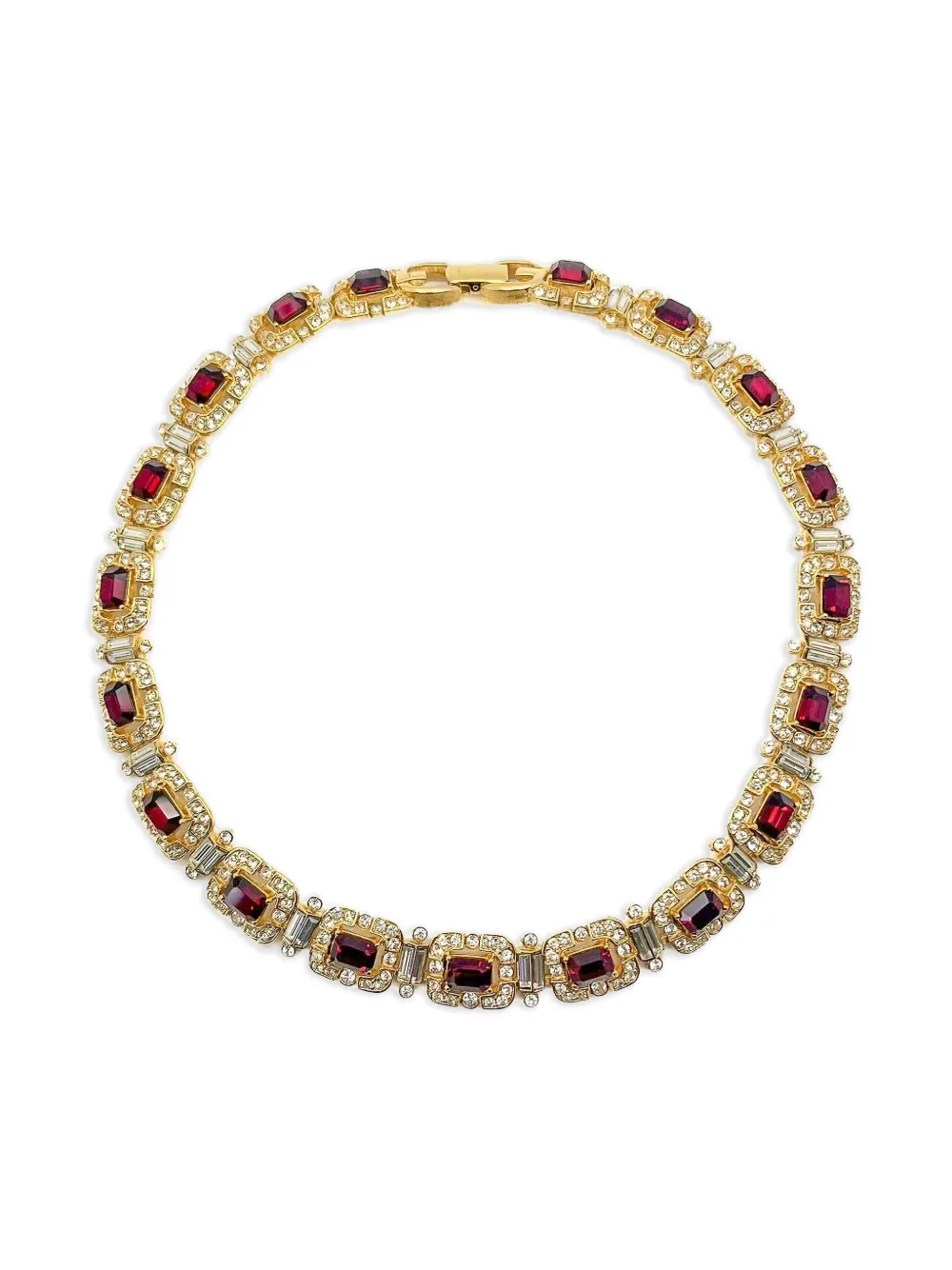 Pre-owned Givenchy 1980s Crystal-embellished Necklace