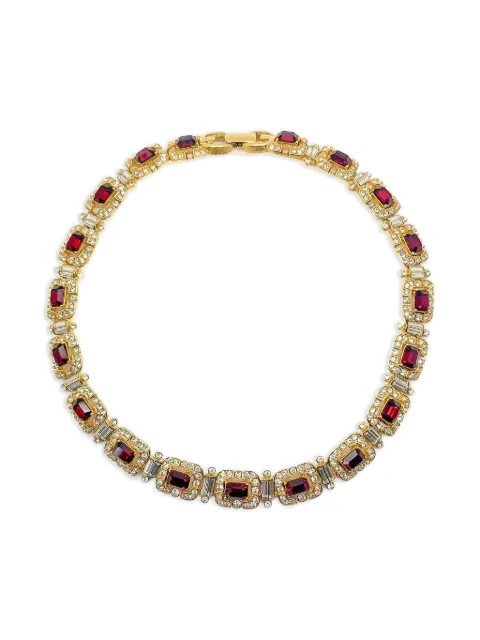 Givenchy Pre-Owned 1980s crystal-embellished necklace