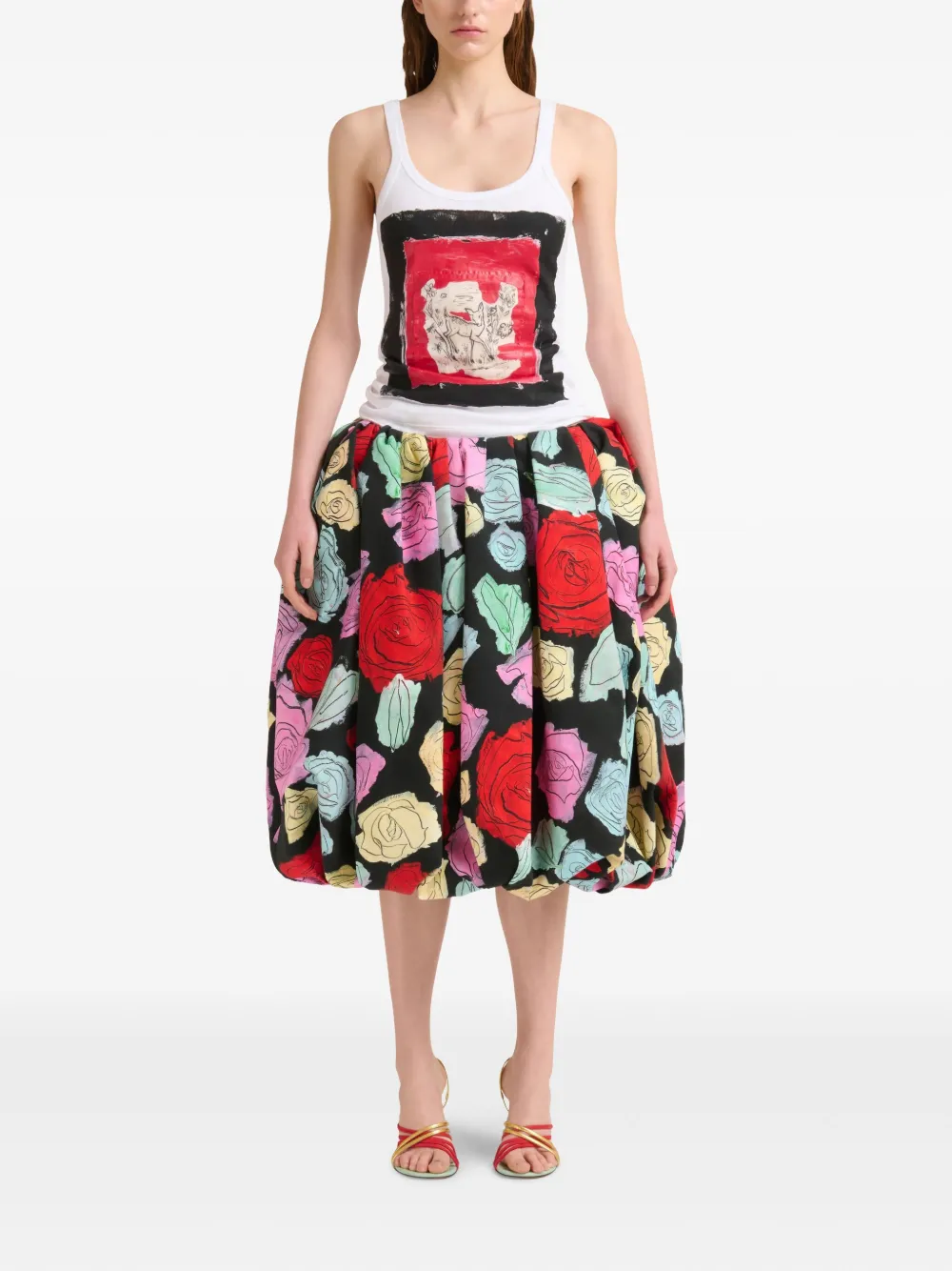 Marni camiseta de algodón | Chalecos y camisetas | Image 2