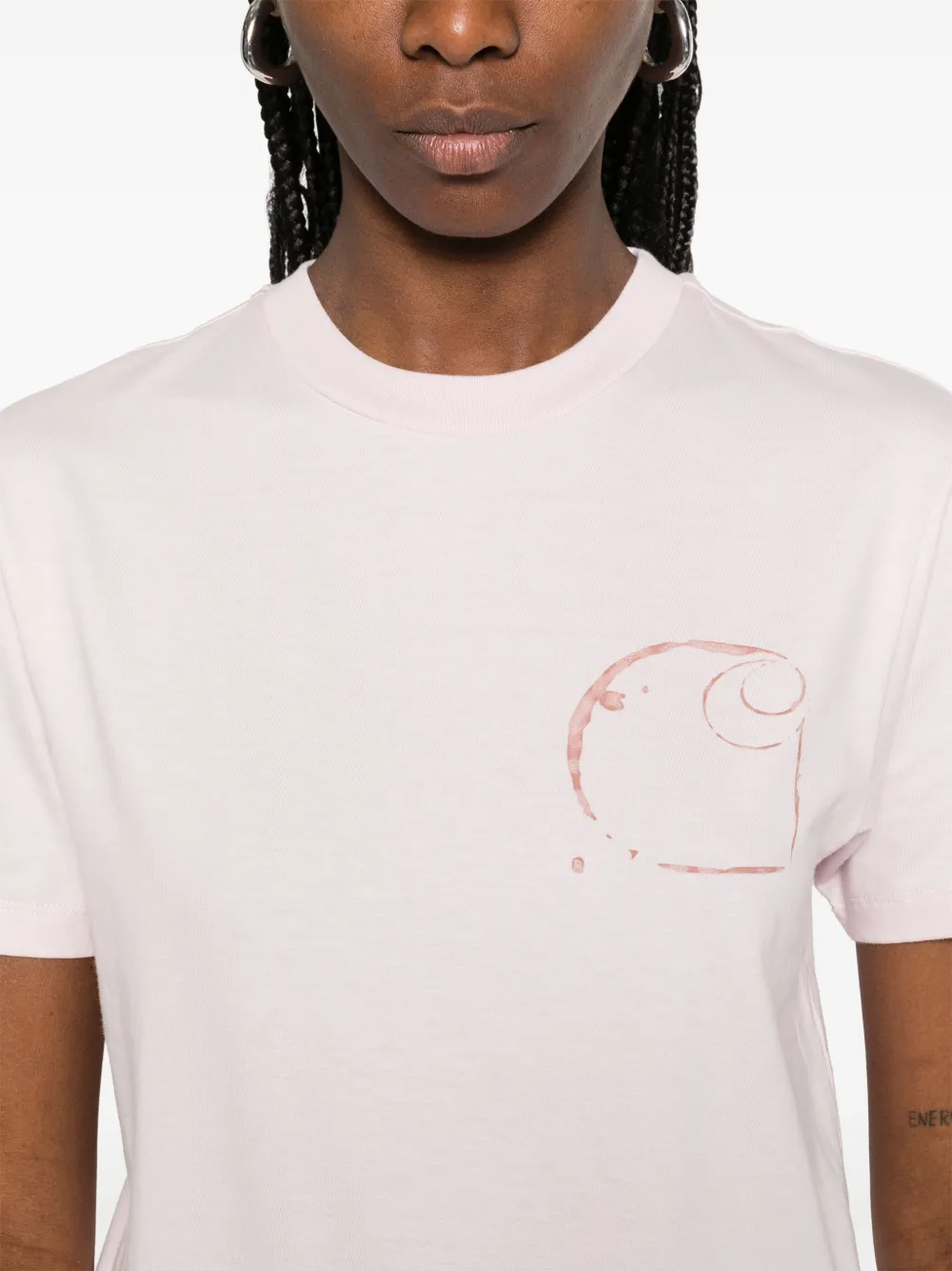 Carhartt WIP Java T-shirt Roze