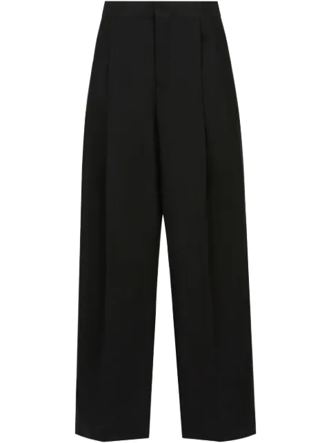 Marni pantalon en coton à coupe ample