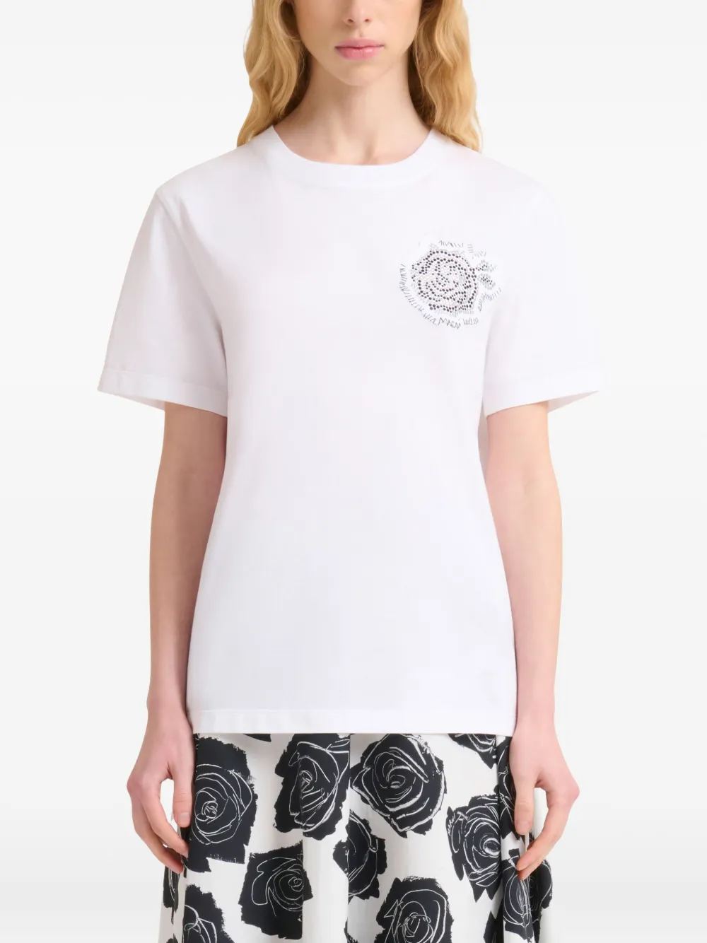Marni T-shirt met patchdetail Wit