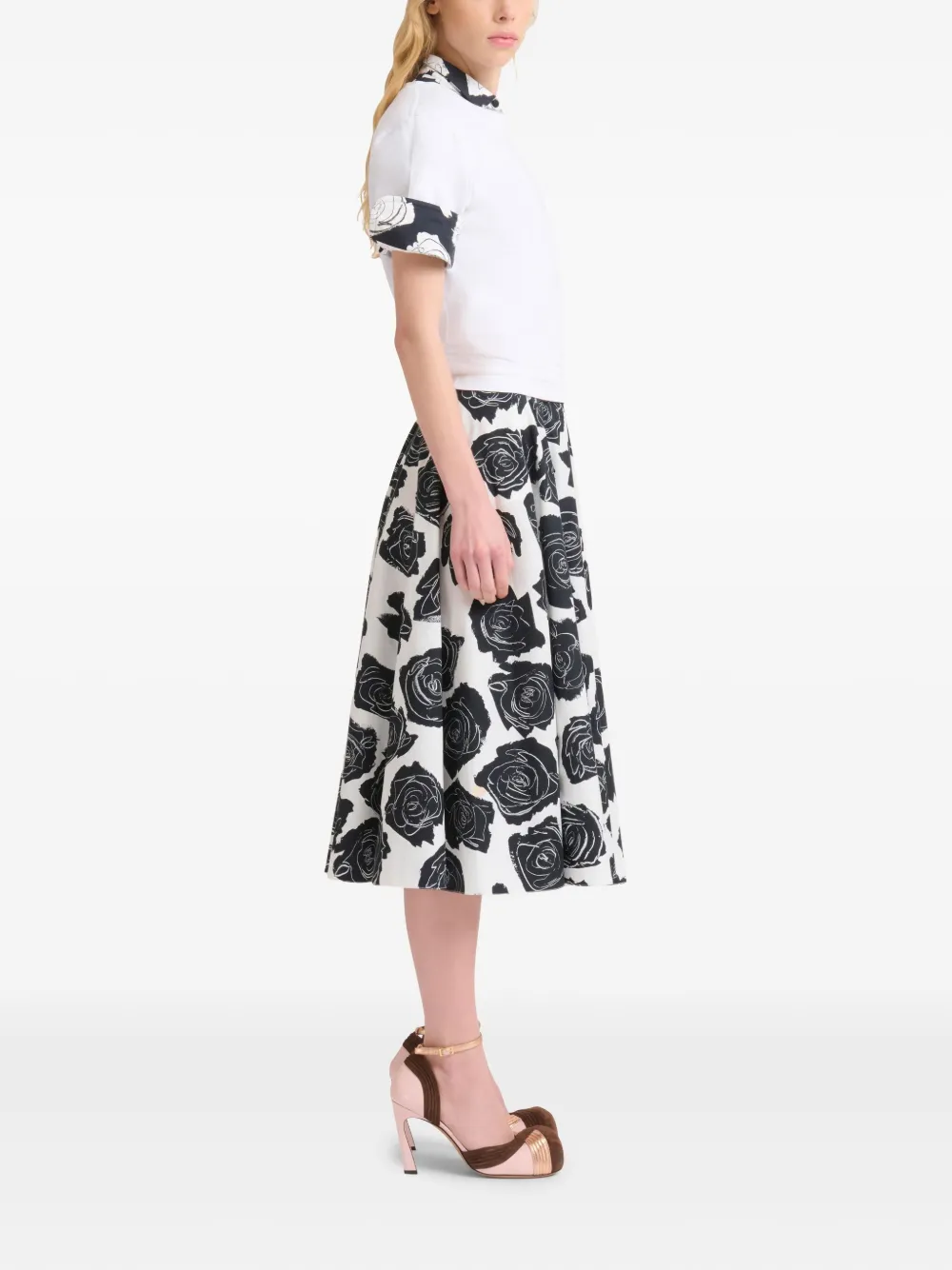 Marni T-shirt met patchdetail Wit
