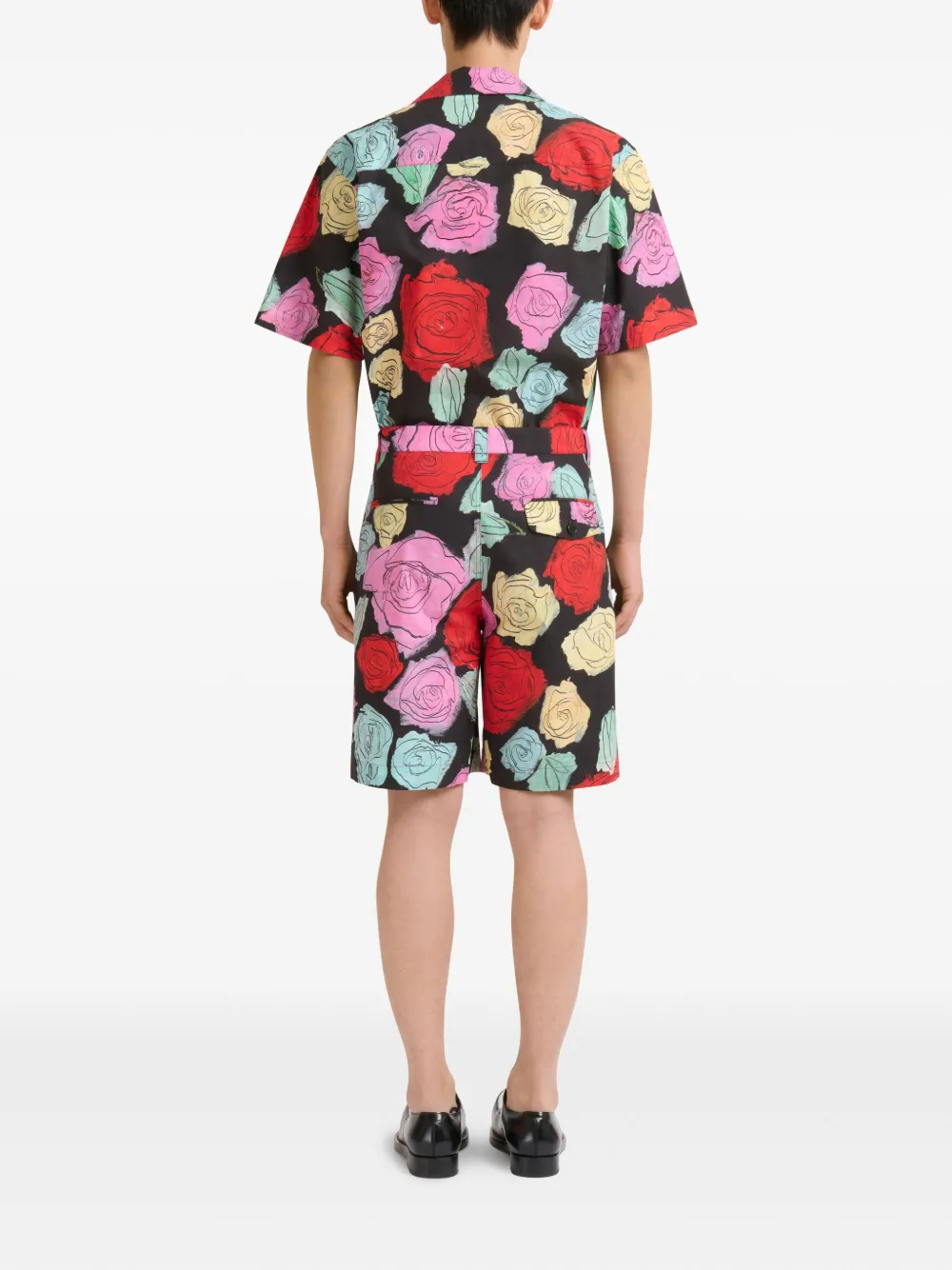 MARNI FLORAL-PATTERNED TAILORED SHORTS