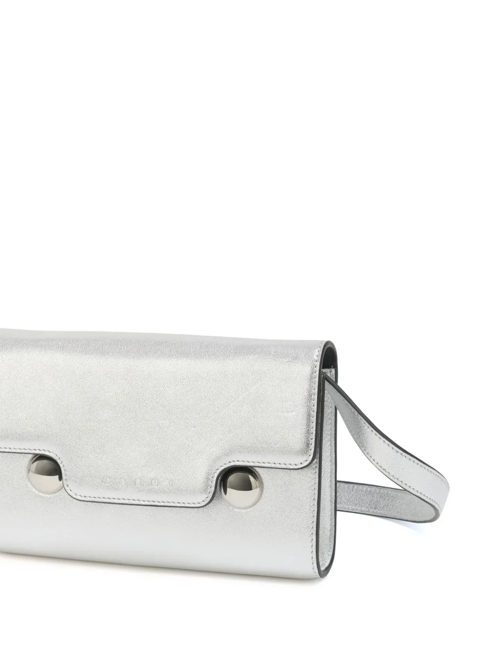 Marni Trunkaroo Mini Bag In Silver