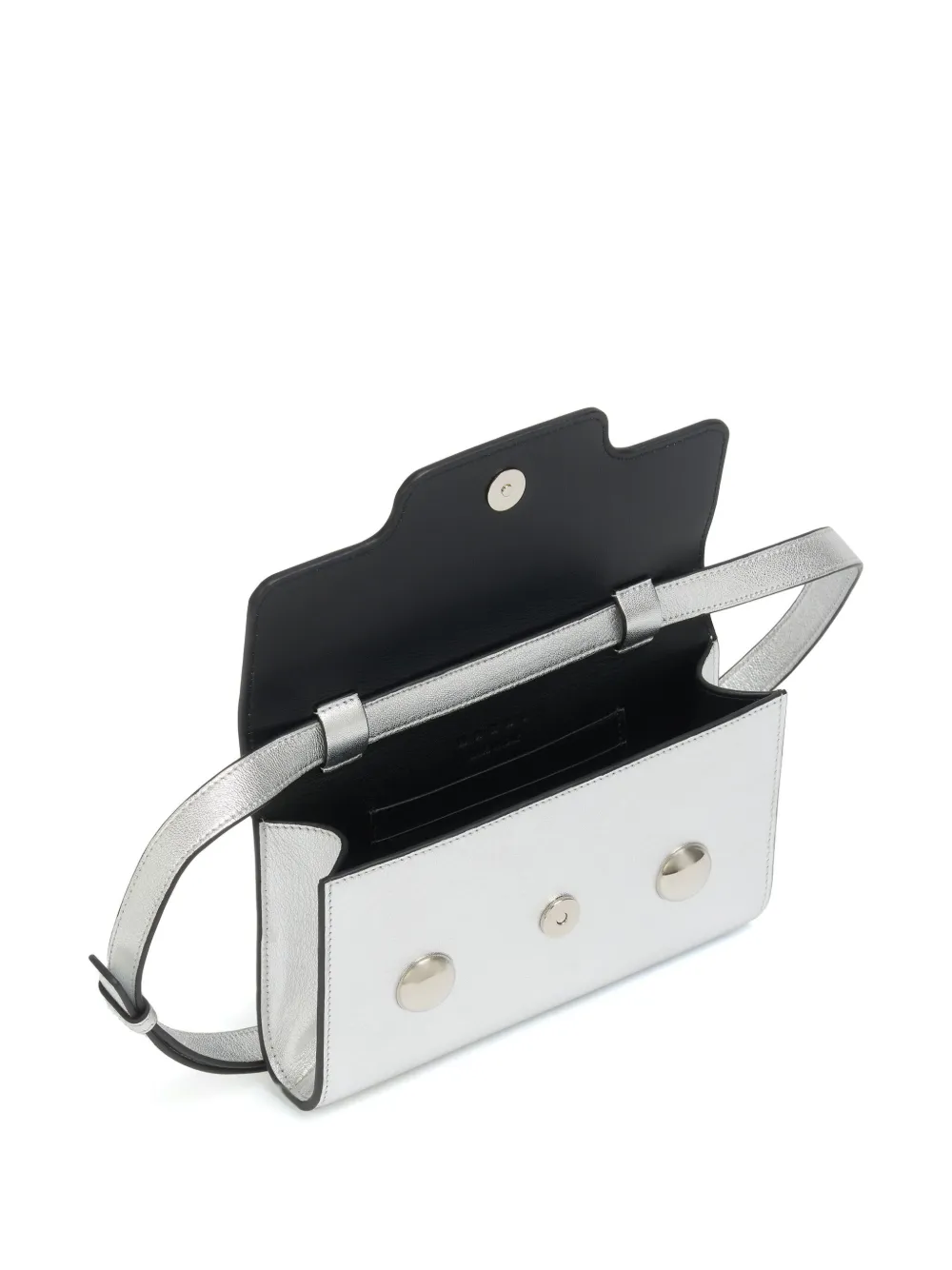 Marni Trunkaroo Mini Bag In Silver