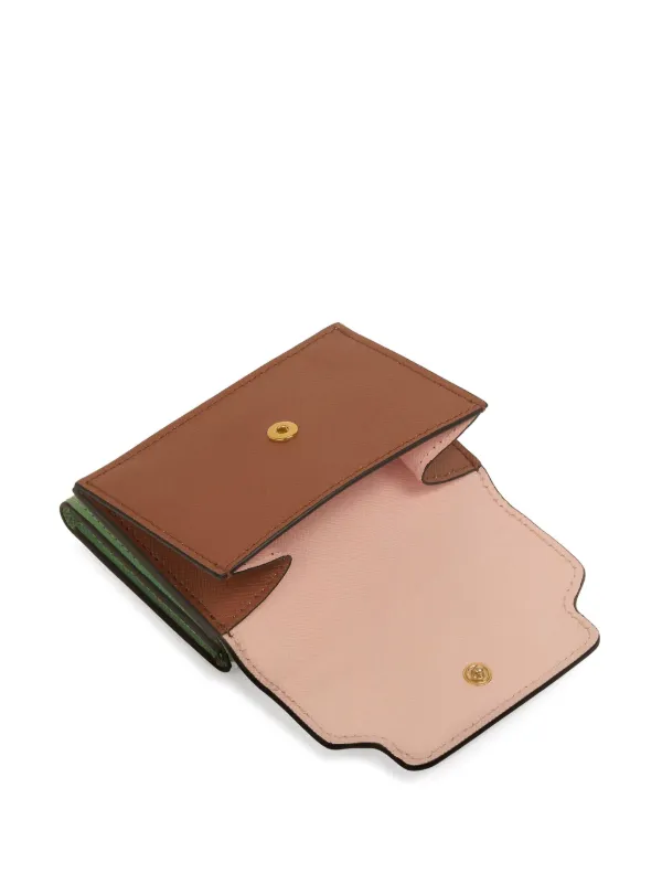 MARNI レザー 三つ折り財布 ピンク Marni 三つ折り財布 | ピンク | FARFETCH JP