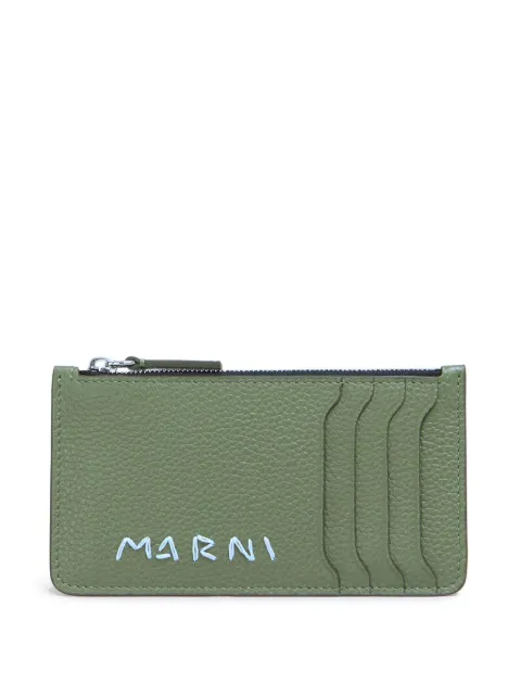 Marni leather card holder