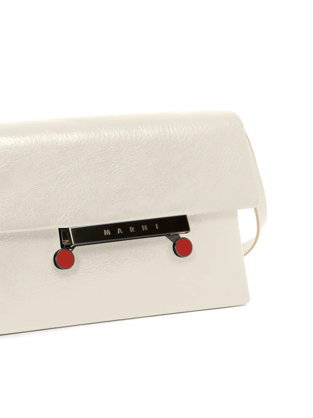 Marni Kleine Envelope crossbodytas met structuur Beige