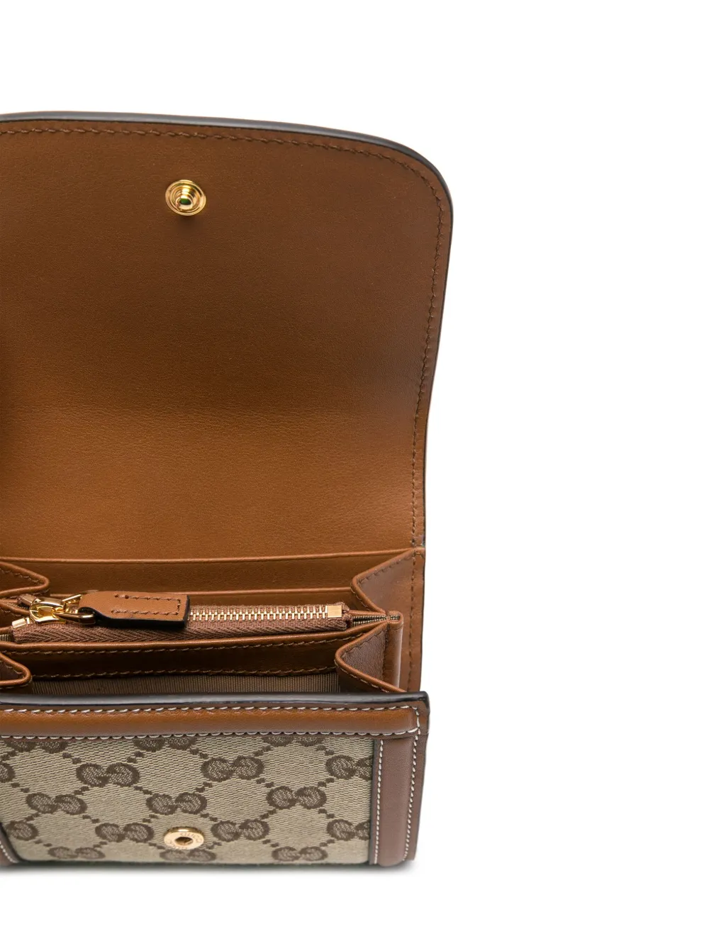 Gucci Canvas portemonnee Bruin