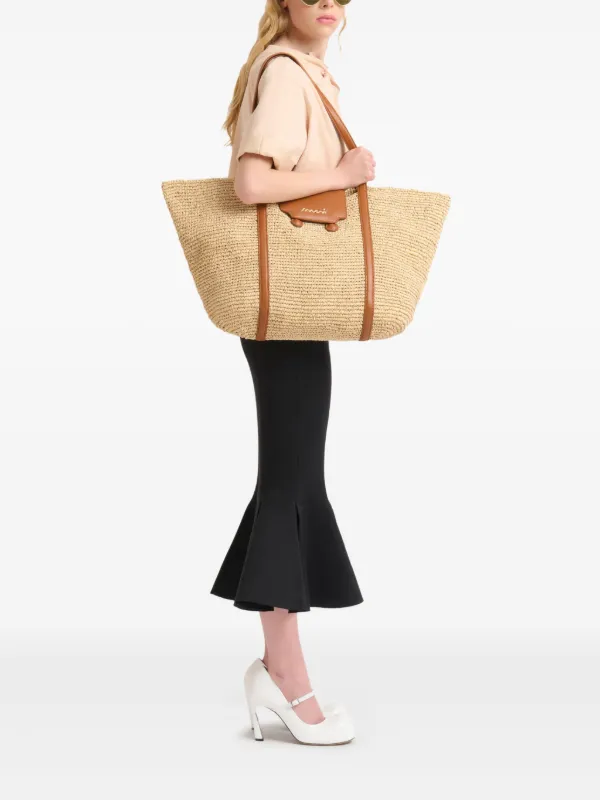 Marni Medium Trunkaroo Beach Tote Bag | Neutrals | FARFETCH
