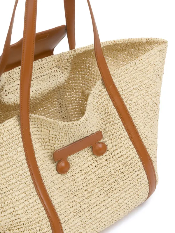 トートバッグ MARNI Medium 'Trunkaroo' shopping bag Beige Marni Medium Trunkaroo Beach Tote Bag | Neutrals | FARFETCH