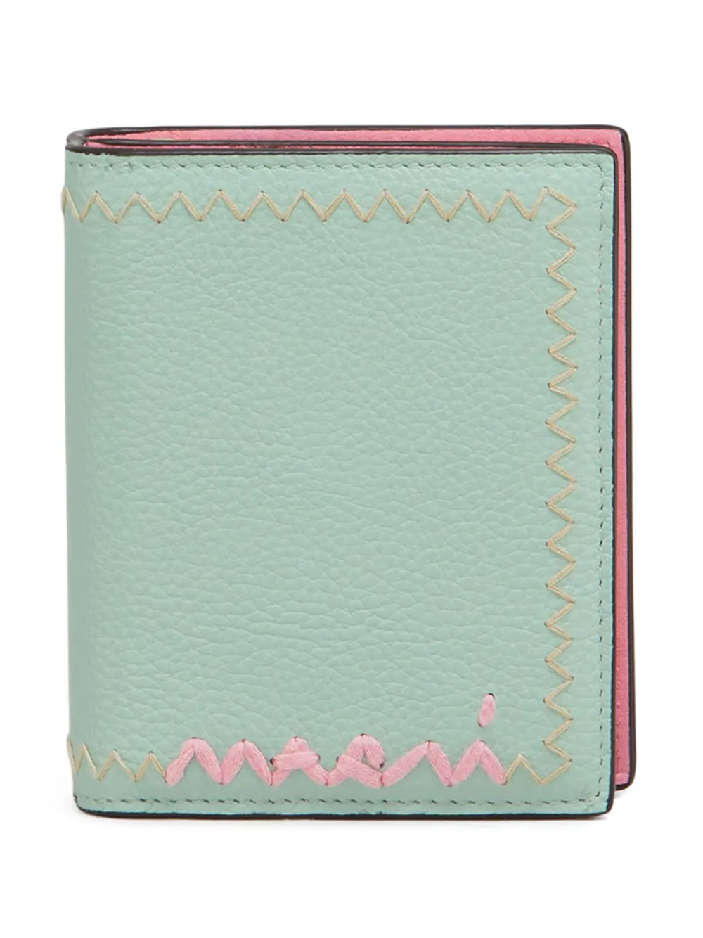 Marni 二つ折り財布 - グリーン Marni 二つ折り財布 - グリーン