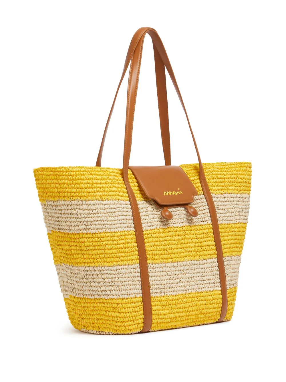 Marni Medium Trunkaroo shopper Geel