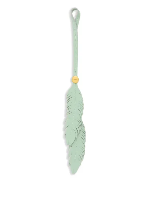 Marni breloque plume en cuir - Vert - Marni - Modalova
