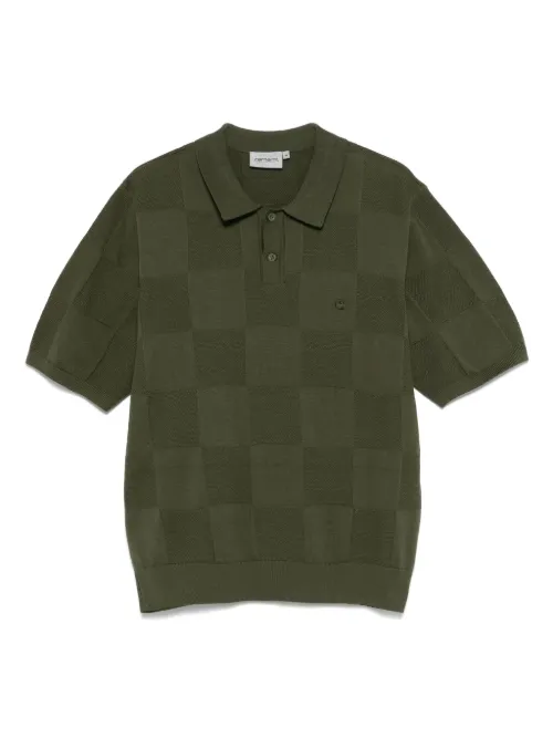 Carhartt WIP polo Checker - Vert - Carhartt WIP - Modalova